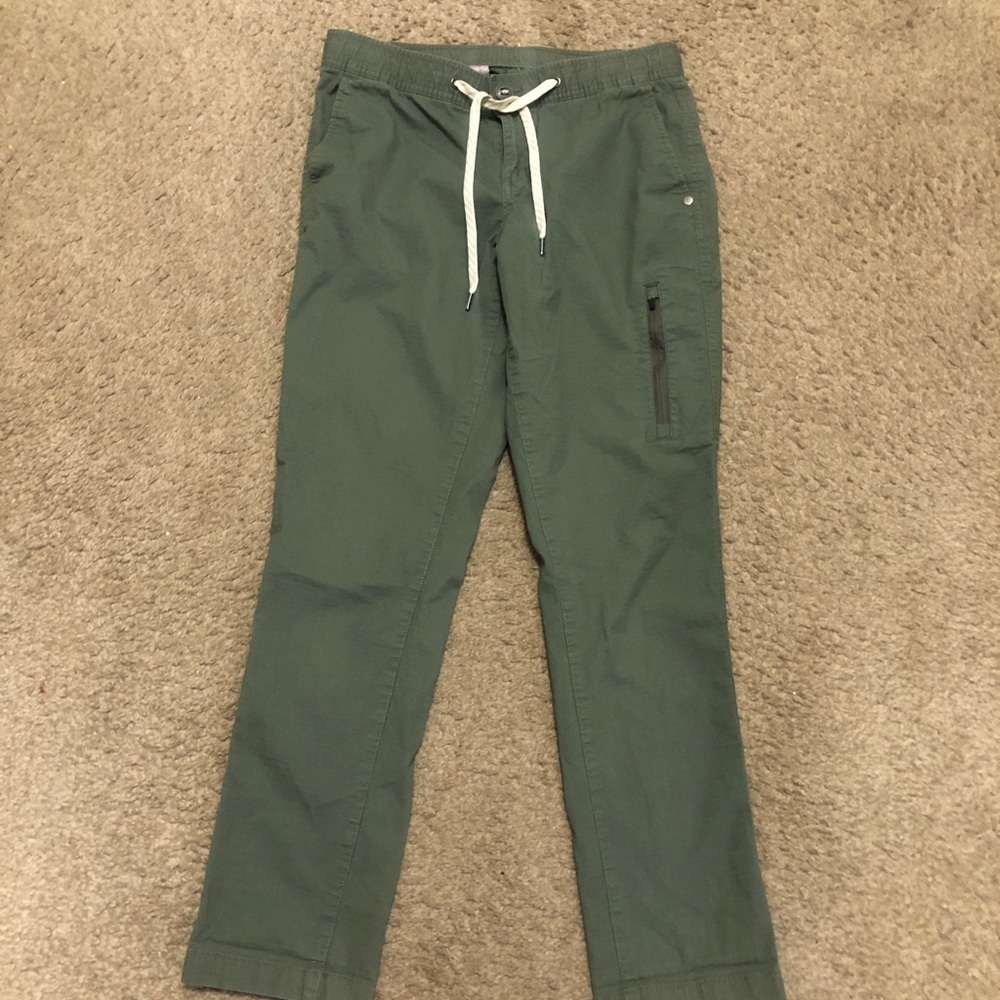 Vuori Olive Green Drawstring Joggers Size Small